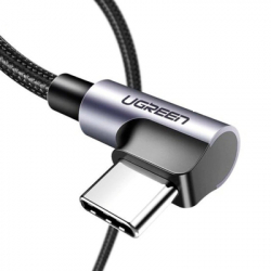 ���� ������ USB 2.0 AM to USB-C 3.0m 3A 90� corner US176 black Ugreen (70875) - �������� 5