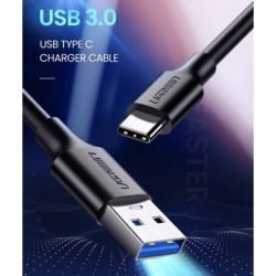 ���� ������ USB 3.0 AM to USB-C 0.5m 3A US184 black Ugreen (20881) - �������� 2