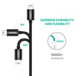 Дата кабель USB-C 2.0 AM to Mini 5P 1.0m US242 black Ugreen (50445) - Картинка 6