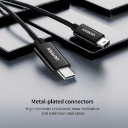 Дата кабель USB-C 2.0 AM to Mini 5P 1.0m US242 black Ugreen (50445) - Картинка 9