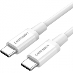 ���� ������ USB-C to USB-C 0.5m 3A 60W US264 white UGREEN (60517)