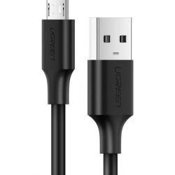 ���� ������ USB 2.0 AM to Micro 5P 0.5m 2A US289 black Ugreen (60135) - �������� 2