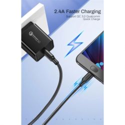 ���� ������ USB 2.0 AM to Micro 5P 0.5m 2A US289 black Ugreen (60135) - �������� 5