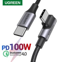 ���� ������ USB-C 2.0 to USB-C 1.0m 90� corner US334 black Ugreen (70643) - �������� 8