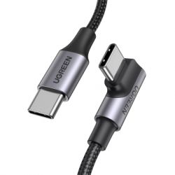 ���� ������ USB-C 2.0 to USB-C 1.0m 90� corner US334 black Ugreen (70643)