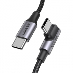 ���� ������ USB-C 2.0 to USB-C 3.0m 90� corner US334 black Ugreen (20583)