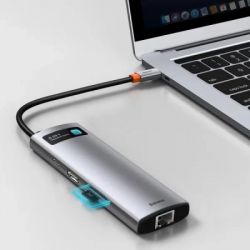 Концентратор Baseus USB-C 8-in-1 (CAHUB-CV0G) - Картинка 6