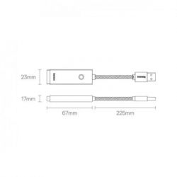  USB-C to RJ45 Ethernet 1000Mbps Lite Series Baseus (WKQX000313) -  5