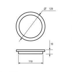 ��������� Eurolamp Downlight 6W 4000K (LED-DLR-6/4) - �������� 3