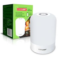 Нічник Eurolamp 2.5W 2800-6500K 1200mAh USB з акумулятором (NL-2.5W) - Картинка 2