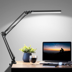 Настільна лампа Eurolamp LED 10W 400Lm 2800-6500K (black) на струбцине (LED-TLS-10W(black)) - Картинка 4