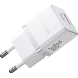   Baseus 1xUSB-C 30W + 1xUSB white (P1011160A213-00) -  3