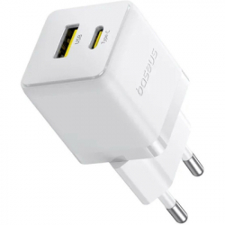   Baseus 1xUSB-C 30W + 1xUSB white (P1011160A213-00)
