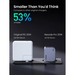   Ugreen USB-C PD30W GaN X703 gray (35006) -  5