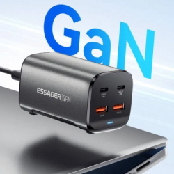   Essager 2xUSB-C + 2xUSB 67W GaN (ECT2AC-JYB0G-Z) -  6