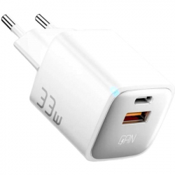 �������� ������� Essager 1xUSB + 1xUSB-C 33W GaN white (ECTAC-JXB02-Z) - �������� 2