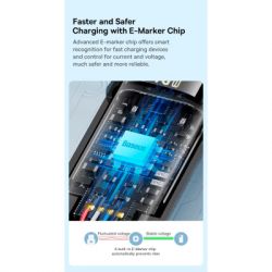 ���� ������ USB-C to USB-C 2.0m 240W Black Baseus (CAWJ040101) - �������� 10