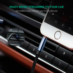 ������ �������������� 3.5mm M to 3.5mm M 0.5m 90� corner AV112 blue Ugreen (60178) - �������� 4