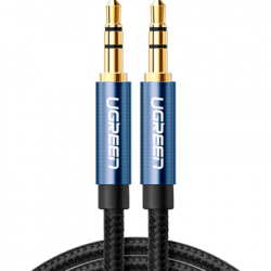 ������ �������������� 3.5mm M to 3.5mm M 0.5m 90� corner AV112 blue Ugreen (60178)