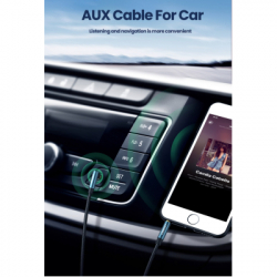   3.5mm M to 3.5mm M 1.5m 90 corner AV112 blue Ugreen (60180) -  4