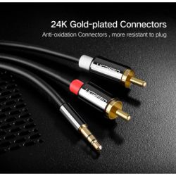 ������ ������������� 3.5mm M to 2xRCA M 5.0m AV116 black Ugreen (10591) - �������� 7
