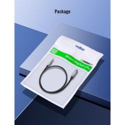 Кабель мультимедійний 3.5mm M to 3.5mm F 1.5m AV118 gray Ugreen (10593) - Картинка 10