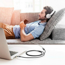 ������ ������������� 3.5mm M to 3.5mm F 2.0m AV118 gray UGREEN (10594) - �������� 12