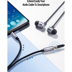 ������ ������������� 3.5mm M to 3.5mm F 2.0m AV118 gray UGREEN (10594) - �������� 5