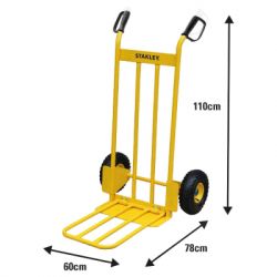 Тележка грузовая Stanley до 200 кг, размер платформы 42х15,5 см, вес 11,6 к (SXWT-HT535) - Картинка 2