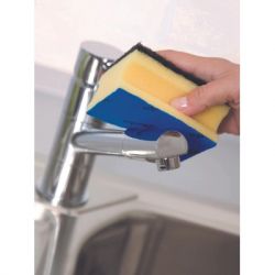 Губки кухонні Vileda Glitzi Plus Для сильно забрудненого посуду 3 шт. (4003790001444) - Картинка 4