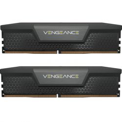     DDR5 128GB (2x64GB) 6400 MHz Vengeance Black Corsair (CMK128GX5M2B6400C42)
