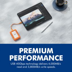 SSD  LaCie Rugged 4TB USB Type-C (STND4000400) -  5