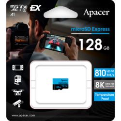 Карта памяти Apacer 128GB microSDXC class 10 UHS-I U3 V30 A1 Express (AP128GMCEXG3X17-RA) - Картинка 2