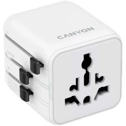  Canyon Travel Adapter OnTour One EU/UK/US/AUS White (CNS-TA1005W)