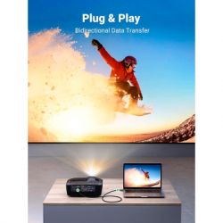 Кабель мультимедийный HDMI M to DVI M 1.5m HD106 black Ugreen (11150) - Картинка 6