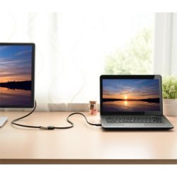 Кабель мультимедійний HDMI M to HDMI F 1.0m HD107 black Ugreen (10141) - Картинка 6