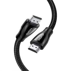 Кабель мультимедійний HDMI M to HDMI M 1.5m braided HD140 black Ugreen (80402) - Картинка 2