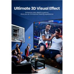 Кабель мультимедійний HDMI M to HDMI M 1.5m braided HD140 black Ugreen (80402) - Картинка 3