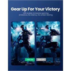 Кабель мультимедійний HDMI M to HDMI M 1.5m braided HD140 black Ugreen (80402) - Картинка 6