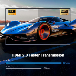 Кабель мультимедійний HDMI M to HDMI M 2.0m V2.0 4K60Hz HD153 black UGREEN (25299) - Картинка 3