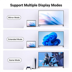 Кабель мультимедійний HDMI M to HDMI M 2.0m V2.0 4K60Hz HD153 black UGREEN (25299) - Картинка 7