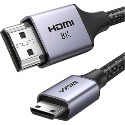   HDMI M to HDMI mini M 1.0m 8K HD163 black UGREEN (15514)