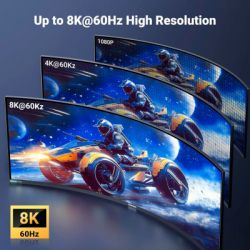 Кабель мультимедійний HDMI M to HDMI micro M 1.0m V2.1 8K60Hz HD164 black Ugreen (15516) - Картинка 3