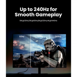 ������ ������������� DisplayPort M to DisplayPort M 1.0m 16K DP118 black Ugreen (15383) - �������� 10