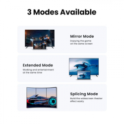 ������ ������������� DisplayPort M to DisplayPort M 1.0m 16K DP118 black Ugreen (15383) - �������� 8