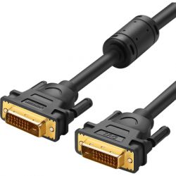������ ������������� DVI M to DVI M 2.0m 24+1pin DV101 black Ugreen (11604)