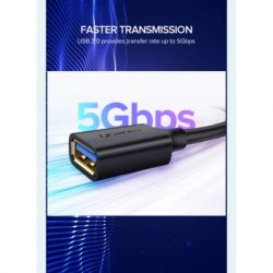 ���� ������ USB 3.0 AM/AF 1.5m US129 black UGREEN (30126) - �������� 8