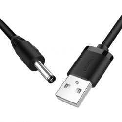 Кабель живлення USB to DC 3.5mm 5V 1.0m black Ugreen (10376) - Картинка 2
