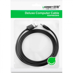 Кабель живлення USB to DC 3.5mm 5V 1.0m black Ugreen (10376) - Картинка 3