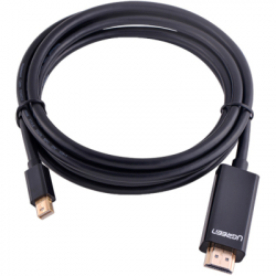 Кабель мультимедійний miniDisplayPort M to HDMI M 1.5m MD101 4K black UGREEN (20848) - Картинка 3